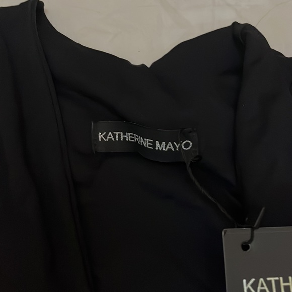 Katherine Mayo Black Long Sleeve Vest For Women Size Small - Picture 3 of 6